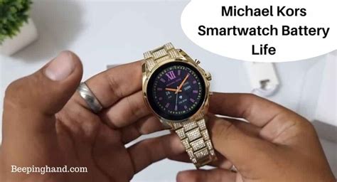 ladezeit michael kors smartwatch|Michael Kors Smartwatch Battery Life: T.